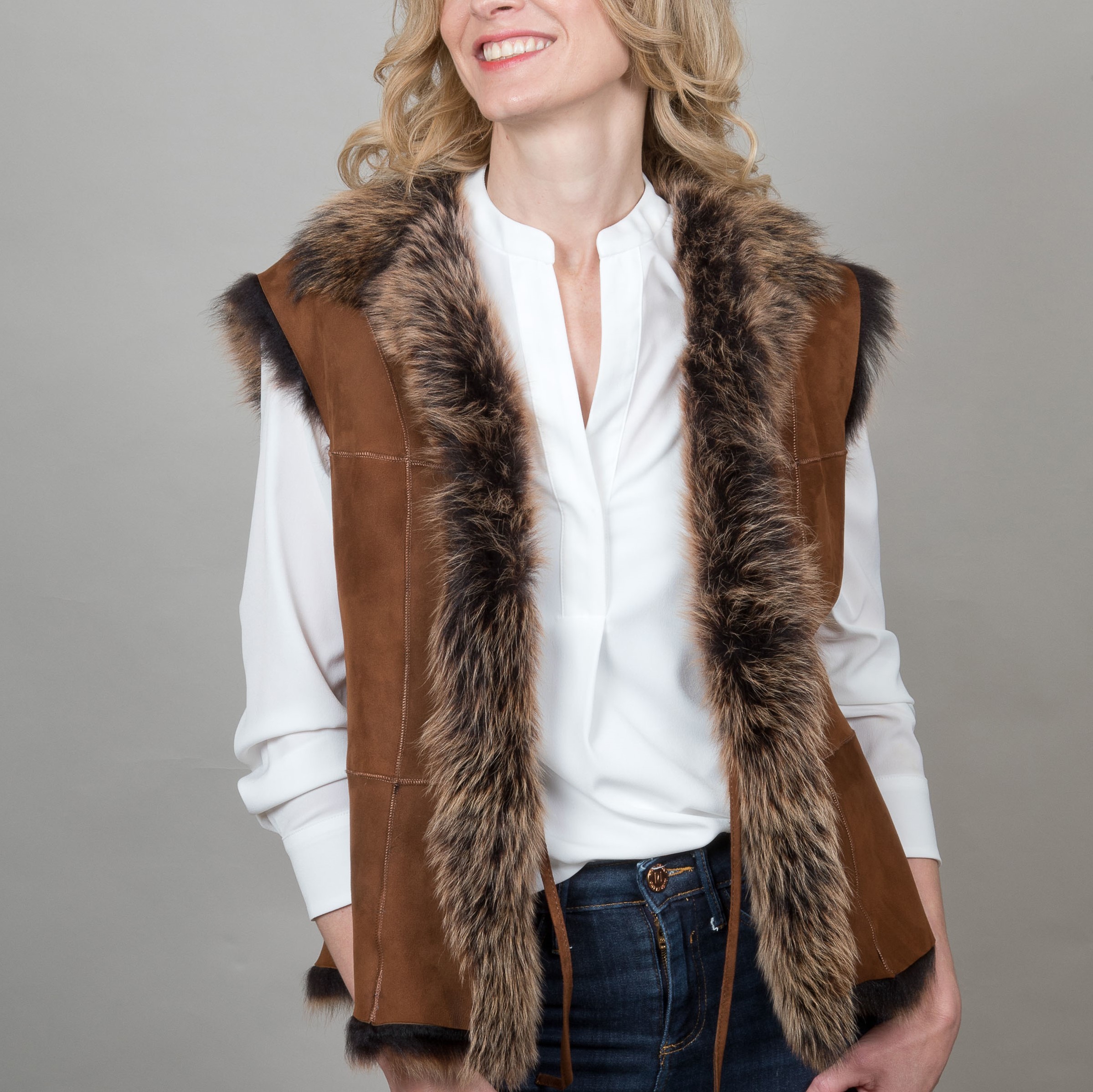 Shearling Gilet